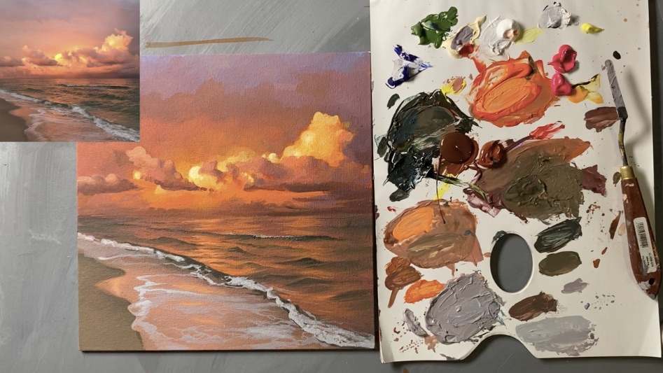 Морський пейзаж: як намалювати 🌊